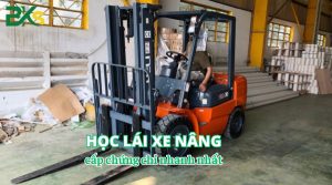 Học lái xe nâng ở đâu cấp chứng chỉ nhanh nhất