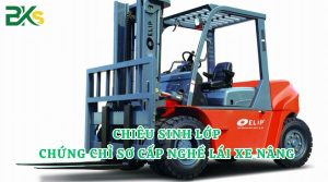 Lớp chứng chỉ sơ cấp nghề lái xe nâng