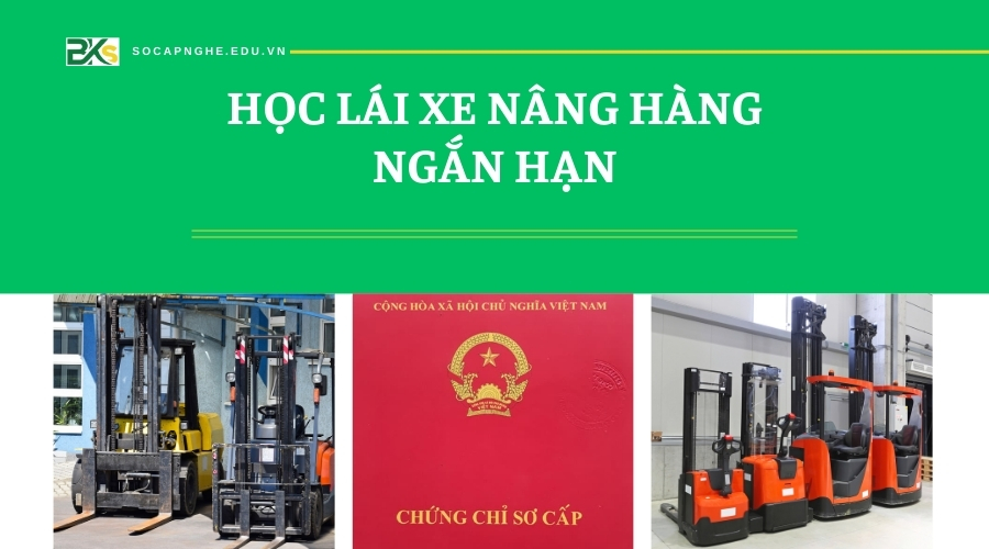 Học lái xe nâng hàng ngắn hạn - Cấp chứng chỉ Chính quy