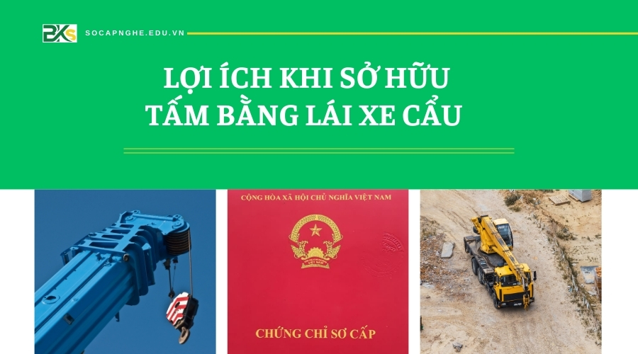 Lợi ích khi sở hữu tấm Bằng Lái Xe Cẩu