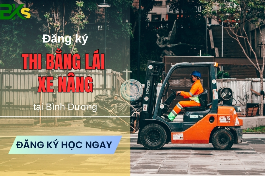 Đăng ký thi bằng lái xe nâng tại Bình Dương