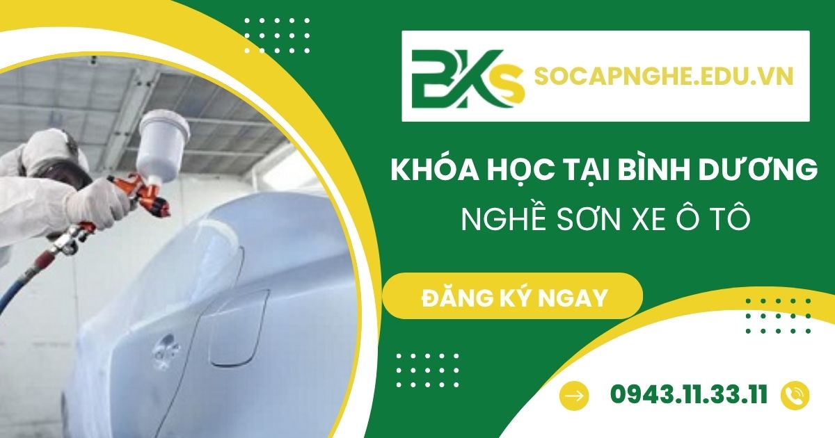Khóa học nghề Sơn xe ô tô tại Bình Dương