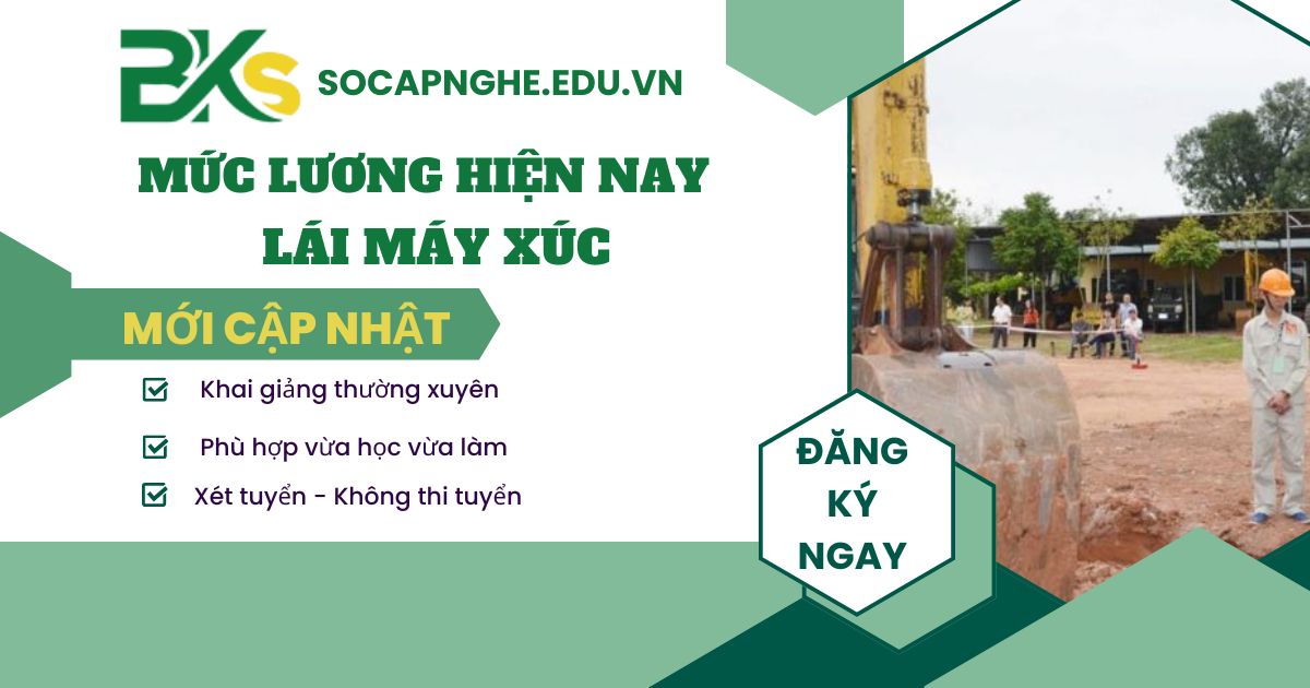 Mức lương Lái máy xúc hiện nay