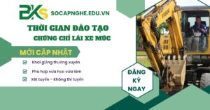 Học chứng chỉ Lái xe múc bao lâu được cấp bằng?