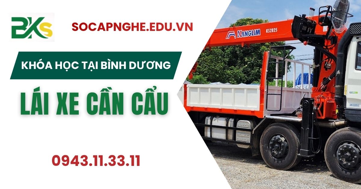 Khóa học Lái xe cần cẩu tại khu vực Bình Dương