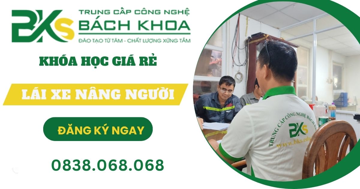 Đào tạo xe nâng người tại kho