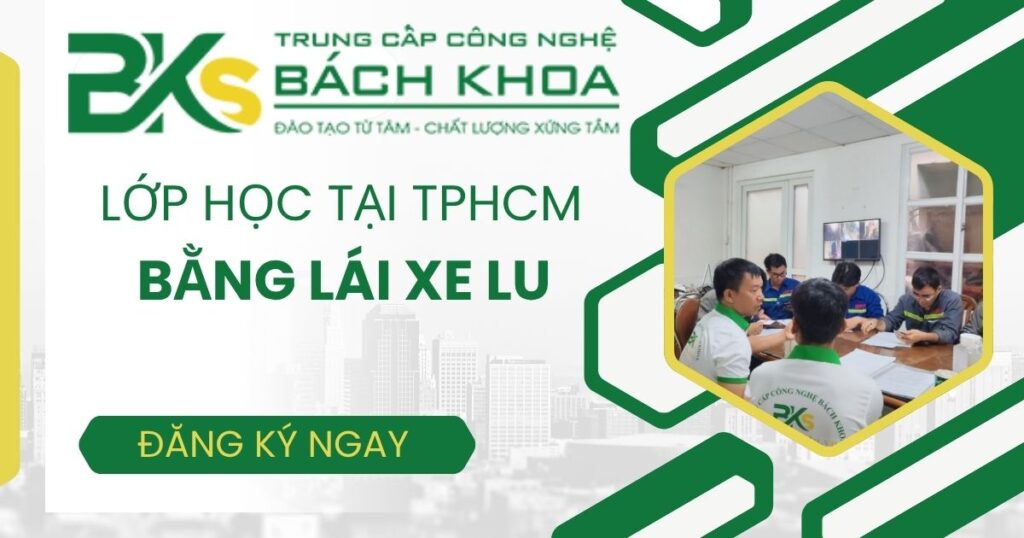 Lớp học xe Lu uy tín tại TPHCM