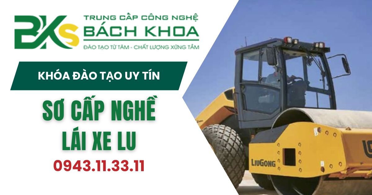 Sơ cấp nghề lái xe lu học ở đâu?