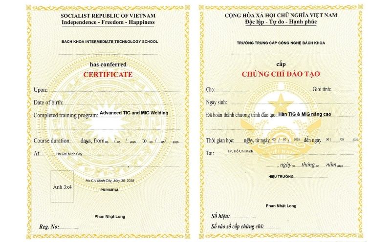 Học Hàn MIG TIG