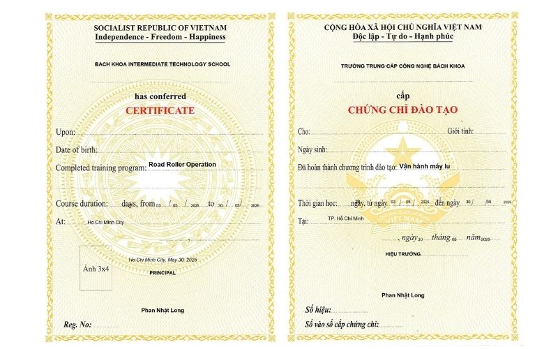 Học lái xe lu ra trường làm gì?