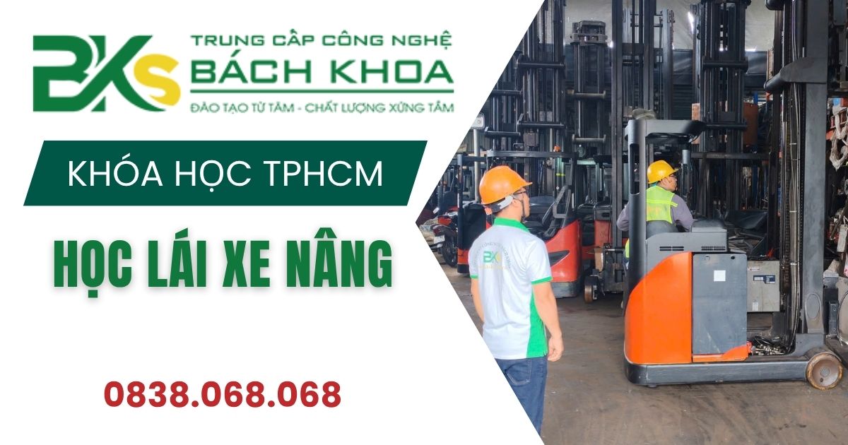 Học lái xe nâng Quận 7 TPHCM ở đâu giá rẻ?